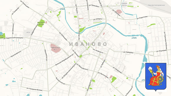 Иваново на карте Waze